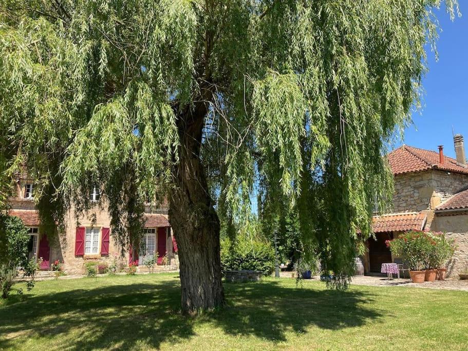 Vakantiehuis La Poire, Op Landgoed Aan De Dordogne Prudhomat Bagian luar foto