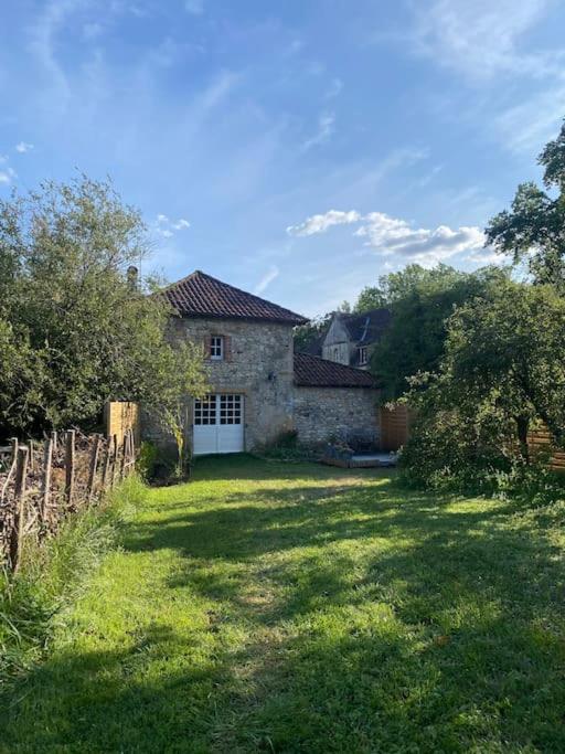 Vakantiehuis La Poire, Op Landgoed Aan De Dordogne Prudhomat Bagian luar foto