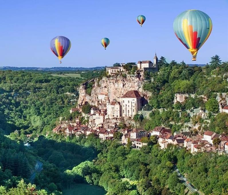 Vakantiehuis La Poire, Op Landgoed Aan De Dordogne Prudhomat Bagian luar foto