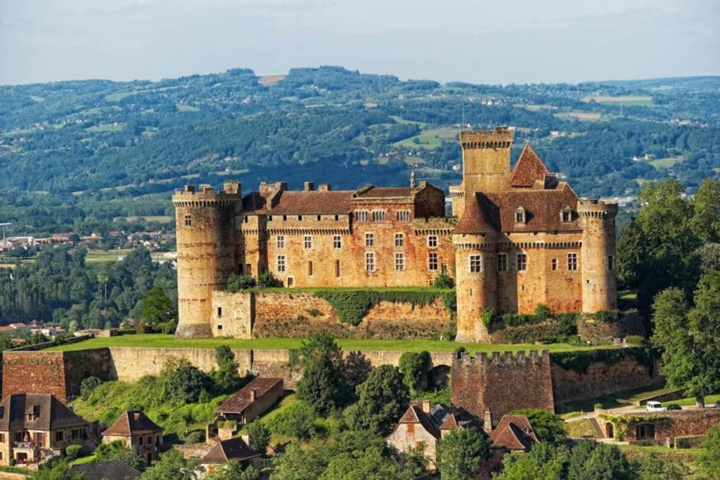 Vakantiehuis La Poire, Op Landgoed Aan De Dordogne Prudhomat Bagian luar foto